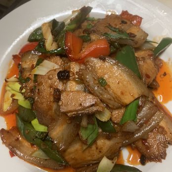 Shanghai Lounge - P9. Szechuan Double Cooked Pork - Asian Fusion Near Me - Washington, DC, District of Columbia Shanghai Lounge - P9. Szechuan Double Cooked Pork - Asian Fusion Near Me - Washington, DC, District of Columbia