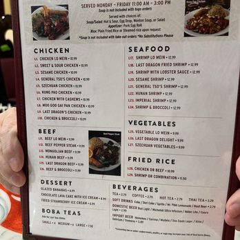 Last Dragon - Lunch menu - Chinese Near Me - Laurel, Mississippi