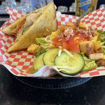Bout Time Pub & Grub - Half sandwich with salad! - Sports Bars Near Me - Vineyard, Utah