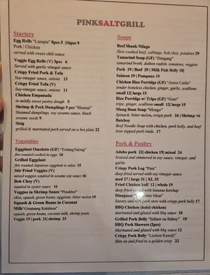 Menu photo 1 Pink Salt Grill Santa Clarita, CA Menu photo 1 Pink Salt Grill Santa Clarita, CA