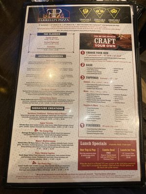 Menu photo 1 Farrelli's Pizza Silverdale, WA Menu photo 1 Farrelli's Pizza Silverdale, WA