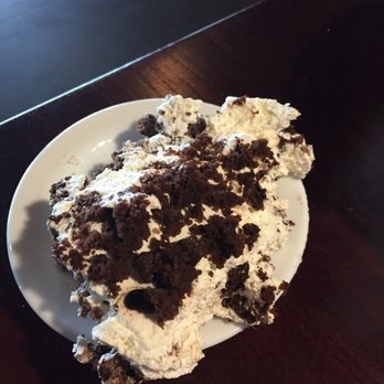 All Steak Restaurant - Chocolate dessert with crumbs of chocolate and whipped cream,so delicious - Bars Near Me - Cullman, Alabama