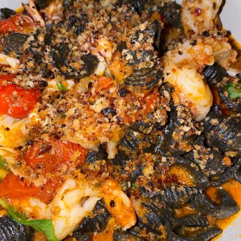 San Morello - Black Shells Puttanesca - Italian Near Me - Detroit, Michigan
