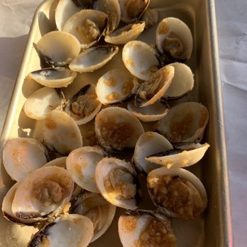 Crawfish Cafe - Empty clam shells. - Seafood Near Me - Houston, Texas