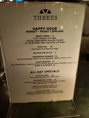 Menu photo 8 Threes Brewing Brooklyn, NY