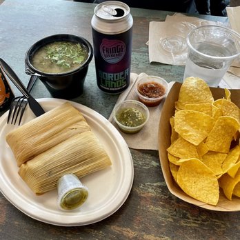 New Mexico Tamale - Perfect meal. Chips and salsa, Posole, and a couple tamales. - New Mexican Cuisine Near Me - Bellingham, Washington New Mexico Tamale - Perfect meal. Chips and salsa, Posole, and a couple tamales. - New Mexican Cuisine Near Me - Bellingham, Washington