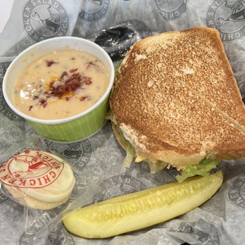 Chicken Salad Chick - Kickin Kay Lynne chicken salad with potato soup. - Southern Near Me - Clemmons, North Carolina Chicken Salad Chick - Kickin Kay Lynne chicken salad with potato soup. - Southern Near Me - Clemmons, North Carolina