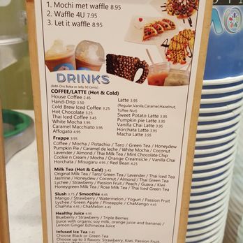 Dzert - Drink, waffle menu - Coffee & Tea Near Me - Buena Park, California
