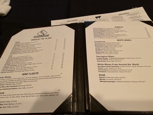 Menu photo 8 E3 Chophouse Steamboat Springs, CO