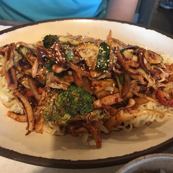 JCD Korean Restaurant - Squid with ramen - Korean Near Me - Beaverton, Oregon