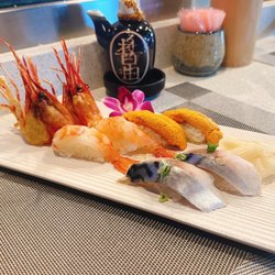 Nagasaki Japanese Restaurant - Sweet shrimp(raw), Sea Urchin , Mackerel