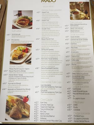 Menu photo 1 Mado Istanbul, 34