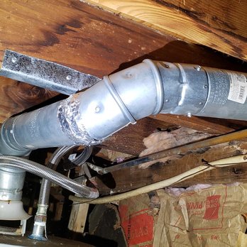 AirGanic - Incorrectly installed exhaust - Heating & Air Conditioning/HVAC Near Me - Edmonds, Washington AirGanic - Incorrectly installed exhaust - Heating & Air Conditioning/HVAC Near Me - Edmonds, Washington