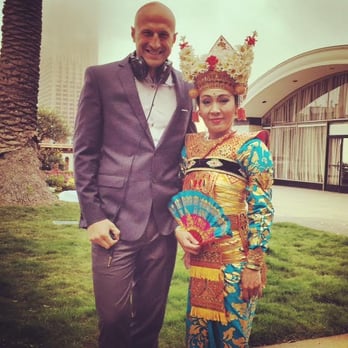 Aykut DJs - Aykut with a Balinese dancer from our wedding! - DJs Near Me Aykut DJs - Aykut with a Balinese dancer from our wedding! - DJs Near Me