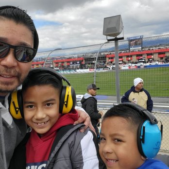 Auto Club Speedway - My boys waiting for the race to begin - Races & Competitions Near Me - Fontana, California