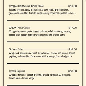 Crux Fermentation Project - Menu - Brewpubs Near Me - Bend, Oregon