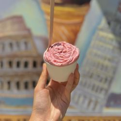 Marco Polo Italian Ice Cream - small: Fresh Strawberry, Fresh Mango (05/2025)