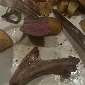 Lupa - Lamb "Scottadito" with Roasted Potatoes and Romano Beans  The pictures aren't the best quality - Italian Near Me - New York, New York