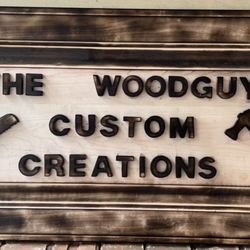 The Woodguy Custom Creations - Custom wood signs!