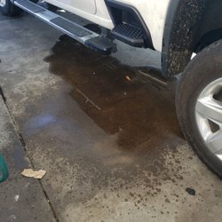 Arco AM/PM - Their diesel pump doesn't automatically shut off. The gal working warned us the pump was slow, not that the pump itself was broken.