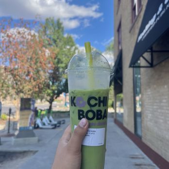Kochi Boba - Banana Matcha Latte, this was so delicious I didn't get a chance to take a pic before I slurped it up - Bubble Tea Near Me - Colorado Springs, Colorado Kochi Boba - Banana Matcha Latte, this was so delicious I didn't get a chance to take a pic before I slurped it up - Bubble Tea Near Me - Colorado Springs, Colorado