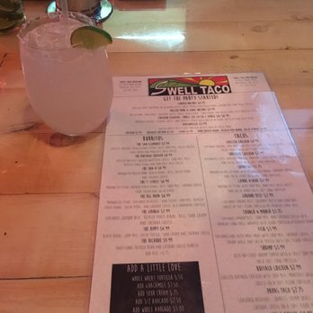 Swell Taco - Menu and margarita - Mexican Near Me - Babylon, New York
