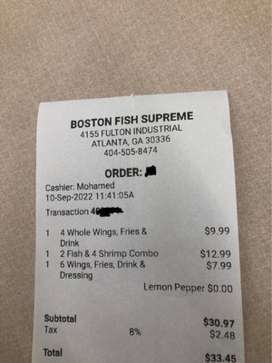 Boston Fish Supreme by null