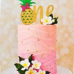 CRAVE' ems - Aloha themed first birthday cake.