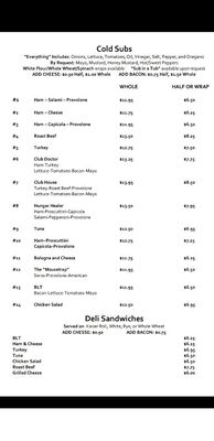 Menu photo 2 Sub Doctors Toms River, NJ