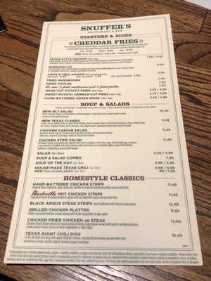 Menu photo 2 Snuffers Greenville, TX Menu photo 2 Snuffers Greenville, TX