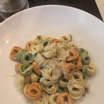 Pasta D’oro - Tri color Tortellini tossed in a specially made cheese sauce - Italian Near Me - Wurtsboro, New York Pasta D’oro - Tri color Tortellini tossed in a specially made cheese sauce - Italian Near Me - Wurtsboro, New York