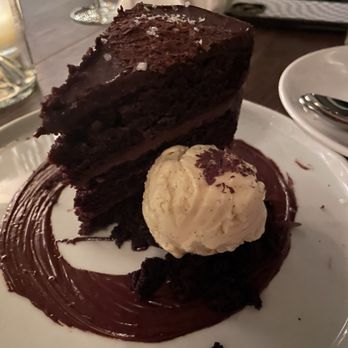 Ysabel - chocolate cake was so good! - New American Near Me - West Hollywood, California
