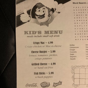 The Butcher's Block Eats and Drinks - Kid Menu June 2019 - New American Near Me - Snyder, Texas The Butcher's Block Eats and Drinks - Kid Menu June 2019 - New American Near Me - Snyder, Texas