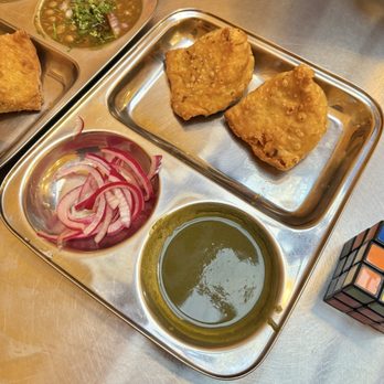 Vik's Chaat - Keema Samosa - Indian Near Me - Berkeley, California