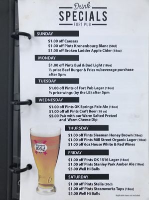 Menu photo 2 The Fort Pub & Grill Langley, BC Menu photo 2 The Fort Pub & Grill Langley, BC