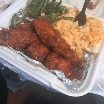 Nafeesa Unique Bites - a meal in a styrofoam container - Food Trucks Near Me - Philadelphia, Pennsylvania