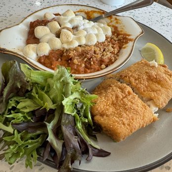 The Boathouse - Kids fried mahi, sweet potato - Seafood Near Me - Saint Johns, Florida