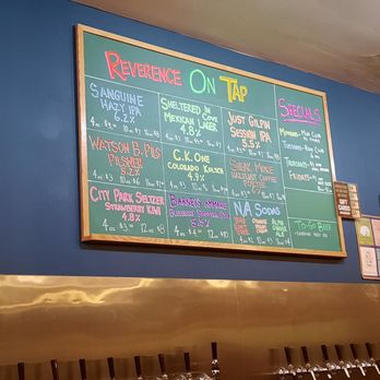 Reverence Brewing Company - Menu - Breweries Near Me - Denver, Colorado Reverence Brewing Company - Menu - Breweries Near Me - Denver, Colorado