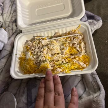 Juan's Rotisserie Chicken - This tiny box of lettuce cheese an chicken was 10$! - Mexican Near Me - San Jacinto, California Juan's Rotisserie Chicken - This tiny box of lettuce cheese an chicken was 10$! - Mexican Near Me - San Jacinto, California