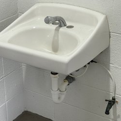 John A. Kidd Park - Restroom Sink and water spigot