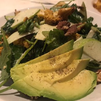 Foundry on Elm - Nice and fresh apple walnut and avocado salad - Bars Near Me - Somerville, Massachusetts