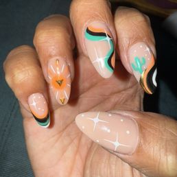 Acrylic and gel Acrylic and gel