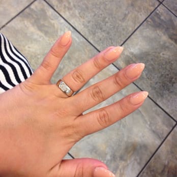 LA Nails Too - Natural oval pointed gel nail. - Nail Salons Near Me - West Covina, California