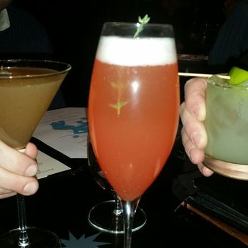 Coyote Cafe - Rhubarb cocktail. Lovely. - New American Near Me - Santa Fe, New Mexico