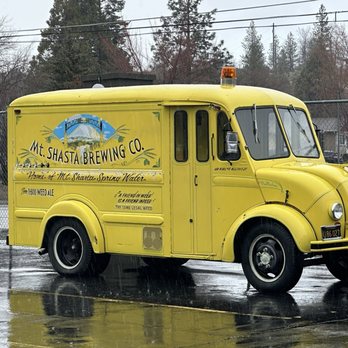 Mount Shasta Brewing - Awesome van out in lot - Brewpubs Near Me - Weed, California