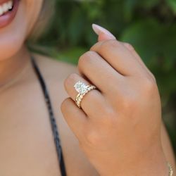 Coby Madison Jewelers - Oval lab diamond engagement ring