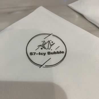 S7-Icy Bubble - Napkin with company logo - Bubble Tea Near Me - Honolulu, Hawaii S7-Icy Bubble - Napkin with company logo - Bubble Tea Near Me - Honolulu, Hawaii