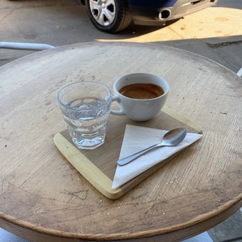 Boomtown Coffee - Quad espresso with a side of Topo Chico - Cafes Near Me - Houston, Texas Boomtown Coffee - Quad espresso with a side of Topo Chico - Cafes Near Me - Houston, Texas