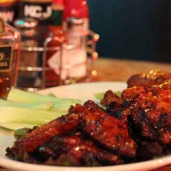 Red Rock Saloon - a plate of wings and celery - Pubs Near Me - Milwaukee, Wisconsin