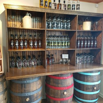 The Myriad View Artisan Distillery - shelves of bottles and barrels - Beer, Wine & Spirits Near Me - Miltonvale Park, Prince Edward Island The Myriad View Artisan Distillery - shelves of bottles and barrels - Beer, Wine & Spirits Near Me - Miltonvale Park, Prince Edward Island